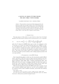 A BOUND ON LIBOR FUTURES PRICES FOR HJM YIELD CURV