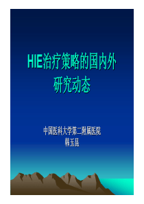 HIE治疗策略(韩玉昆)新