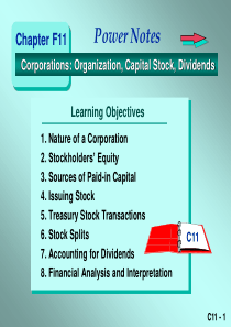 CapitalStock,DividendsBusiness(公司金融会计)