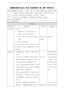 1我是独特的  第二课时 教案