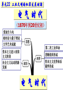 工业文明的纵深发展时期电气时代