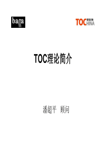 TOC理论导入