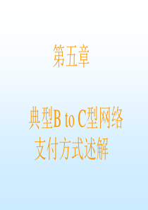 XXXX05第五章典型BTOC型网络支付方式述解1