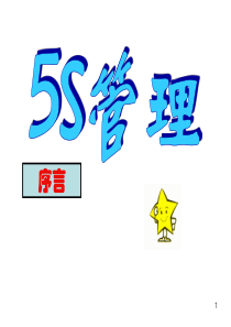 5S培训完全资料