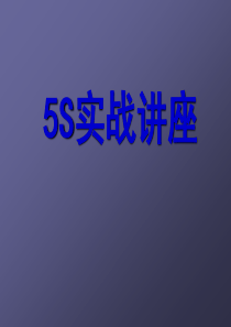 5S培训教材(中文)