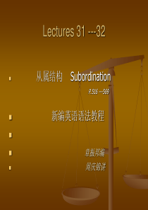 Lectures-31----32