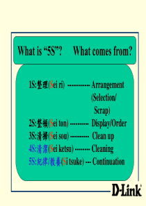 5S教学