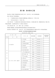 给排水表