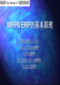 MRPIIERP的基本原理