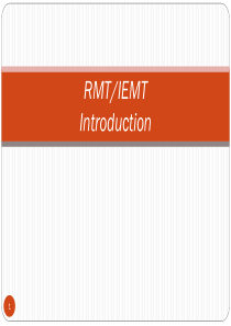 RMTandIEMTIntroduction