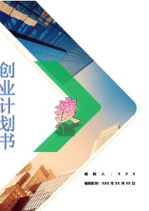 瘦吧-瘦身健康食品创业计划书