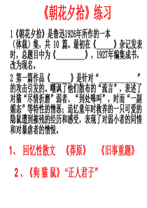 《朝花夕拾》练习 (2)