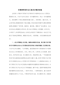 专题调研督导会汇报发言稿供借鉴