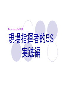 5S讲课(中文)