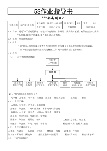 5S车间作业指导书