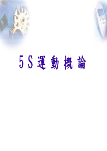 5S运动概论（PPT77页）