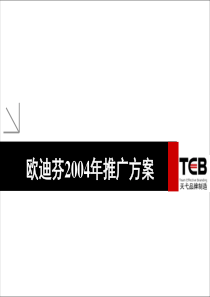 欧迪芬内衣业务年度推广方案(ppt 57) 