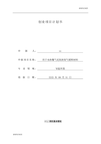 创业项目计划书.doc