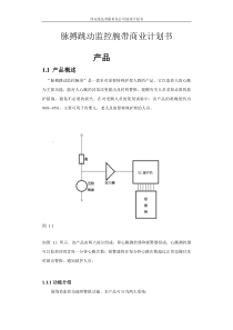 脉搏跳动监控腕带健康产品创业计划书