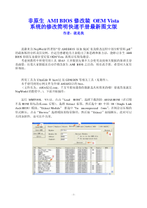 非原生 AMI BIOS修改装 OEM Vista 系统的修改简明快速手册_最新图文