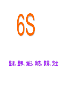 6S培训教程