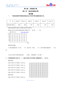 复式折线统计图习题(有答案)-数学五年级下第七章折线统计图第2节人教版