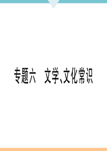 初中语文【9年级下】6 专题六