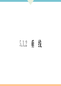 初中数学【7年级下】5.1.2  垂线