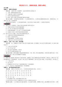 初中数学【7年级下】七年级数学下册期末复习六数据的收集整理与描述习题新版新人教版8253