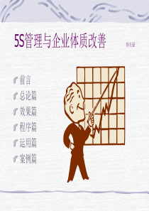 企业实施5S管理与体质改善（PPT56页)