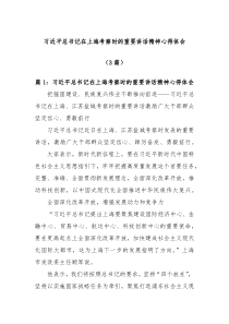 3篇习近平总书记在上海考察时的重要讲话精神心得体会