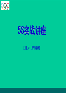 唐渊教授+5S实施