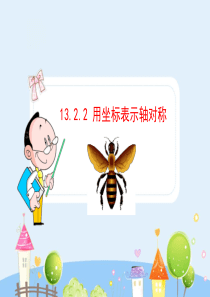 初中数学【8年级上】初中数学教学课件：13.2.2  用坐标表示轴对称（人教版八年级上）