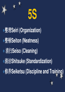 某公司5s培训资料