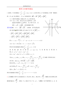 解析几何经典大题汇编