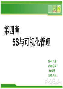 第四章5S与可视化2