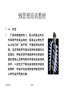 经典5S培训资料--管理