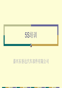 车间5s培训