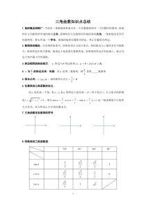 高中三角函数知识点总结《精华版》