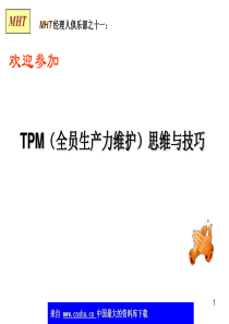 aap-TPM(全员生产力维护)思维与技巧(ppt 29)