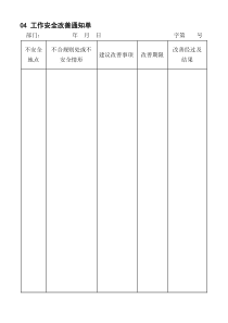 04工作安全改善通知单