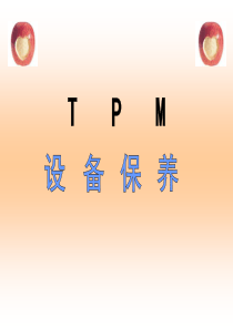 TPM设备保养