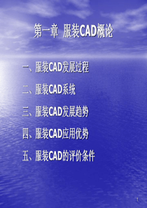 第一章服装CAD概论