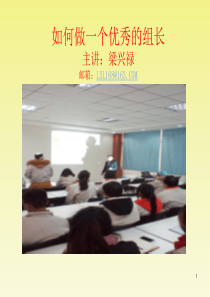 如何做_个优秀的组长（PPT30页)