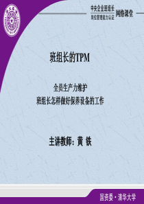 班组TPM(中央企业班组长教程)