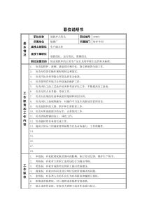 德龙钢铁-混铁炉大班长职位说明书