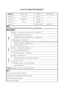 木业公司pu漆生产组长岗位说明书