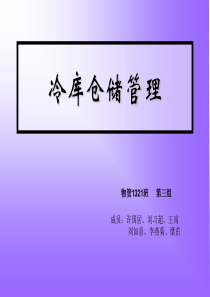 冷库仓储管理（PPT36页)