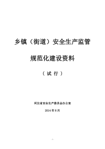 4乡镇(街道)安全生产监管规范化建设