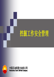 53挖掘工作安全管理